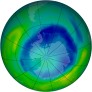 Antarctic Ozone 2007-08-17